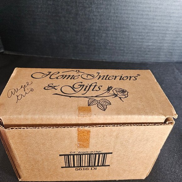 Homco Angels On High Figurine Circle of Friends Masterpiece Christmas 1995 - Picture 10 of 10